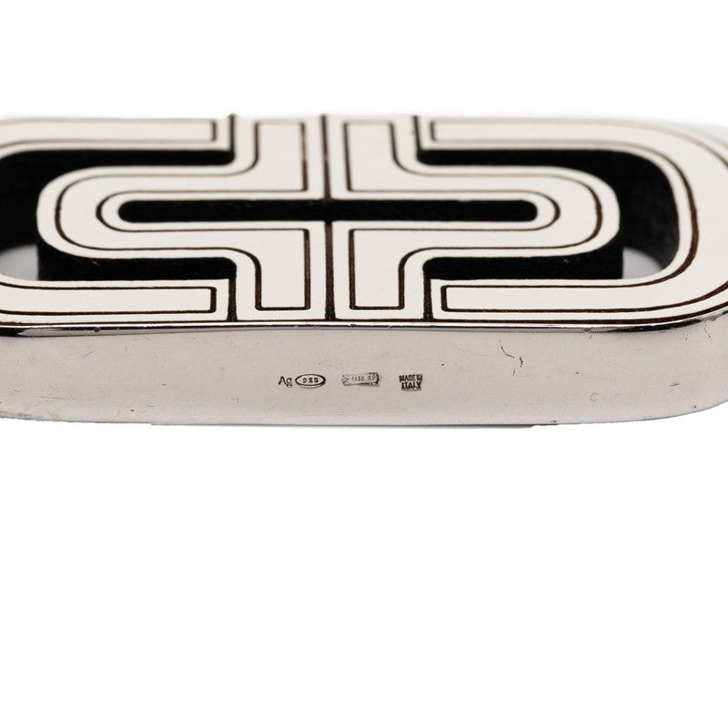 Bvlgari Parentesi White Silver Wood Sv925 Silver Fabric Ladies Bvlgari