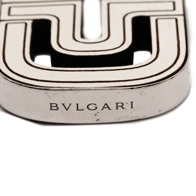 Bvlgari Parentesi White Silver Wood Sv925 Silver Fabric Ladies Bvlgari