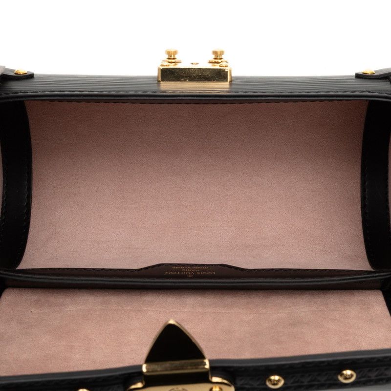 Louis Vuitton Epi Papillon Trunk Handbag Shoulder Bag 2way M58655 Noir Black