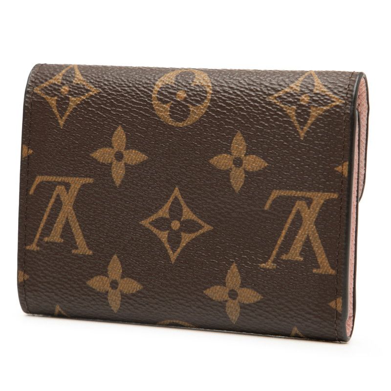 Louis Vuitton Monogram Portomone Rosali Card Case Coin Case M62361 Rose