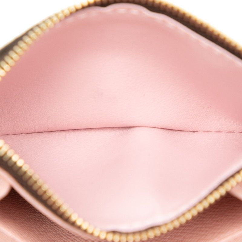 Louis Vuitton Monogram Portomone Rosali Card Case Coin Case M62361 Rose