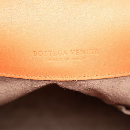 Bottega Veneta Intrecciato Orange Leather Women's Bottega Veneta