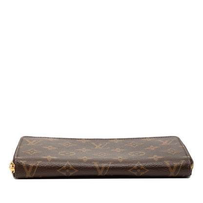 Louis Vuitton Monogram Zippy Wallet Round Zipper Long Wallet M60017 Brown PVC
