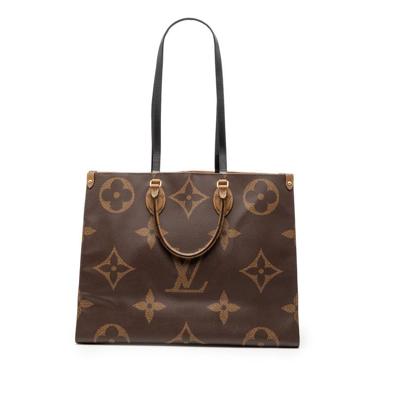 Louis Vuitton Monogram Giant Reverse on the Go GM Tote Bag Shoulder Bag M45320