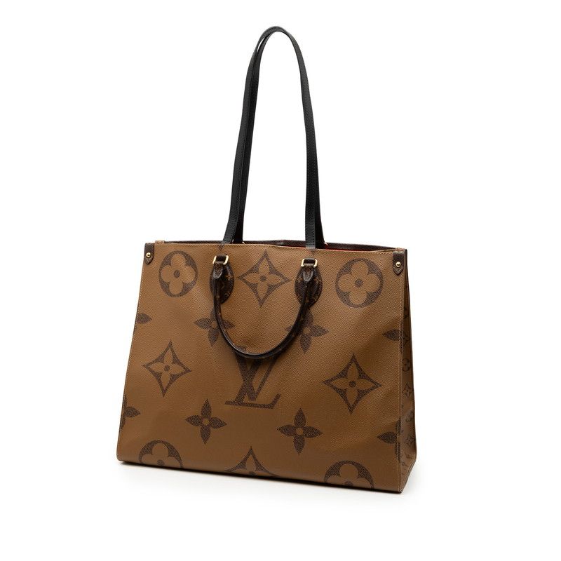 Louis Vuitton Monogram Giant Reverse on the Go GM Tote Bag Shoulder Bag M45320