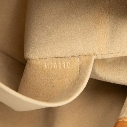 Louis Vuitton Damier Azure Galliera PM N55215 White PVC Leather Women's Louis