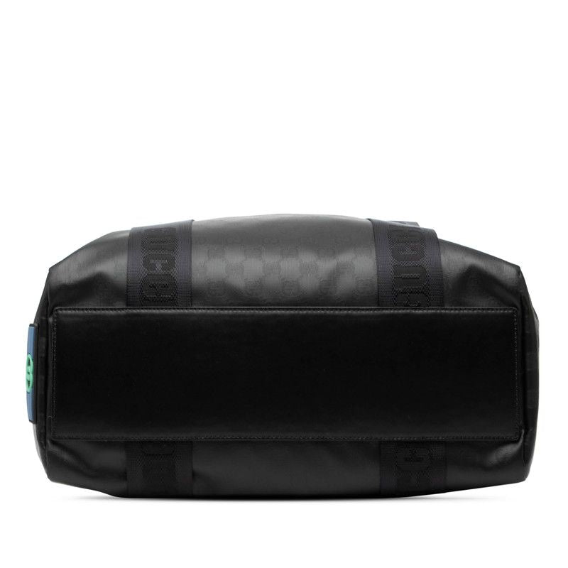 Gucci Matte Crystal GG Tote Bag Shoulder Bag 2way 779816 Black PVC Leather