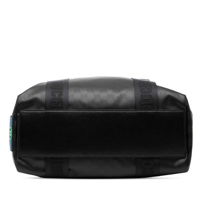 Gucci Matte Crystal GG Tote Bag Shoulder Bag 2way 779816 Black PVC Leather