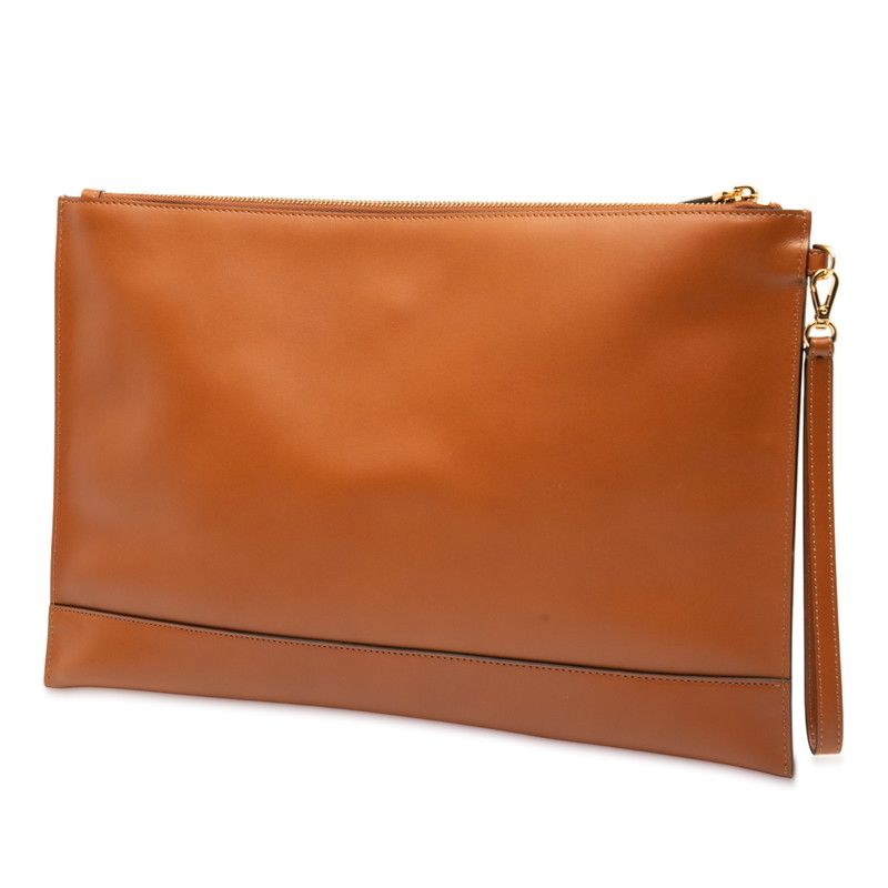 Fendi Logo - 8n0178 Brown Leather Women's Fendi