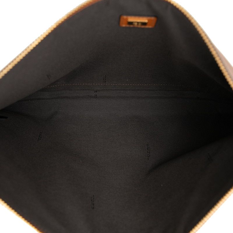 Fendi Logo - 8n0178 Brown Leather Women's Fendi