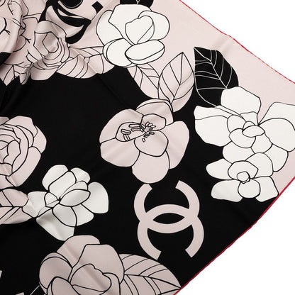 Chanel Cocomark Camellia - Pink Black Silk Ladies Chanel