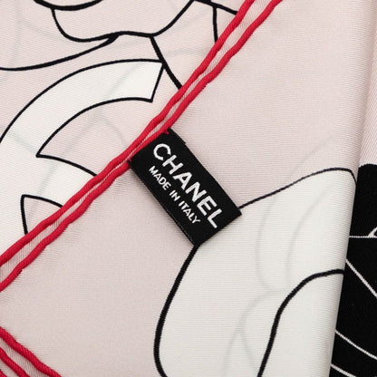 Chanel Cocomark Camellia - Pink Black Silk Ladies Chanel