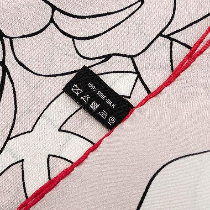 Chanel Cocomark Camellia - Pink Black Silk Ladies Chanel