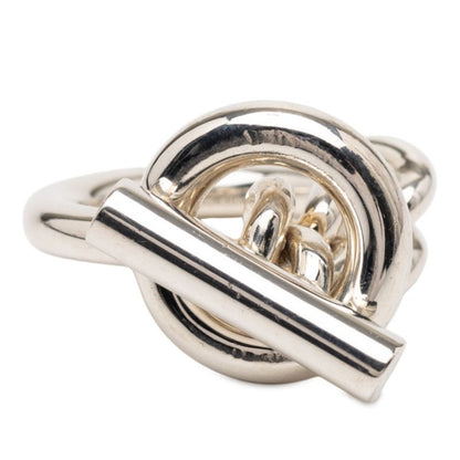 Hermes Croisette Ring #51 Sv925 Silver Ladies Hermes