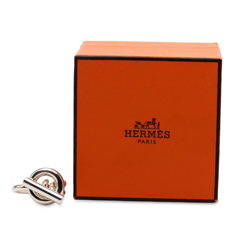 Hermes Croisette Ring #51 Sv925 Silver Ladies Hermes