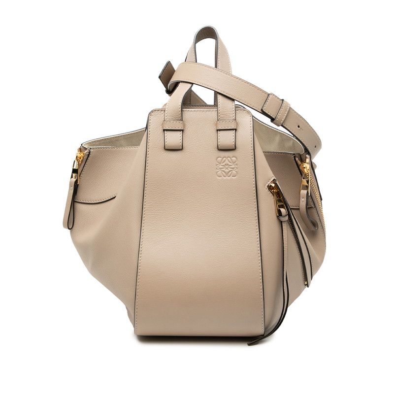 Loewe Anagram Hammock Small Handbag Shoulder Bag 2way Beige Leather Ladies Loewe