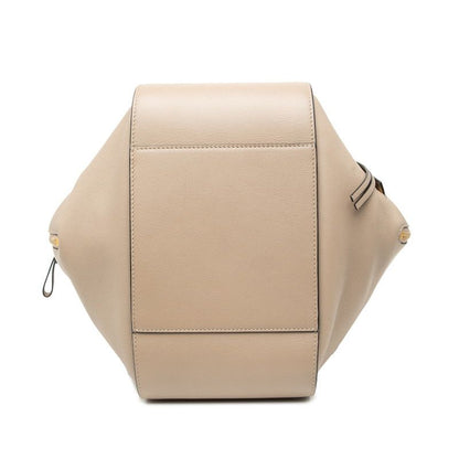 Loewe Anagram Hammock Small Handbag Shoulder Bag 2way Beige Leather Ladies Loewe