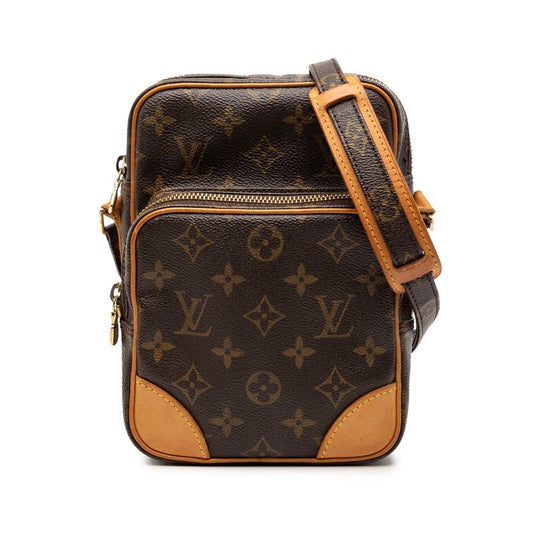Louis Vuitton Monogram Amazon Crossbody Shoulder Bag M45236 Brown PVC Leather