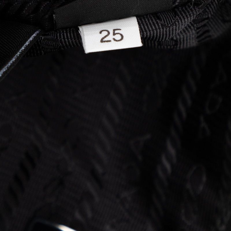 Prada Triangle Logo Plate Re-Edition 2005 Handbag One Shoulder Bag Black Nylon