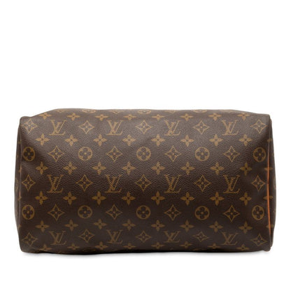 Louis Vuitton Monogram Speedy 35 Handbag Mini Boston Bag M41107 Brown PVC