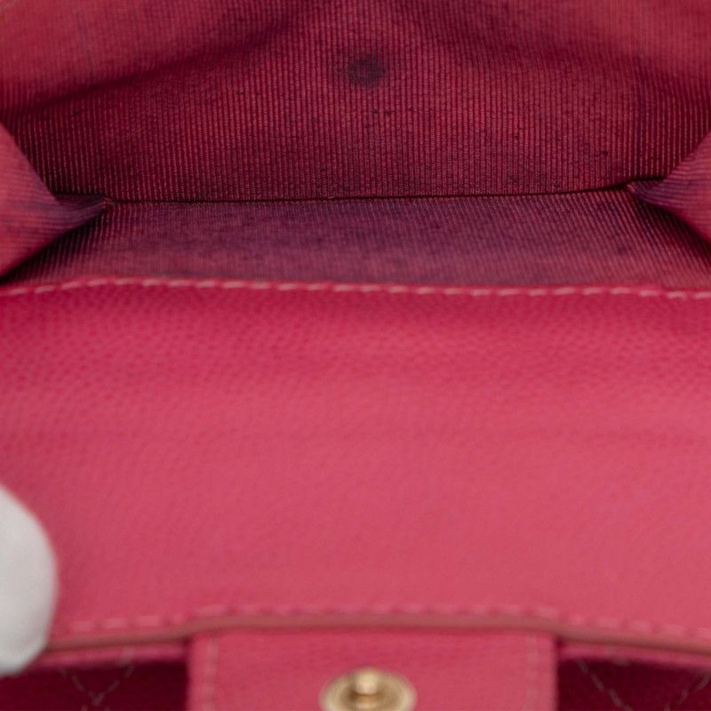 Chanel Matelasse Cocomark Pink Caviar Skin Ladies Chanel