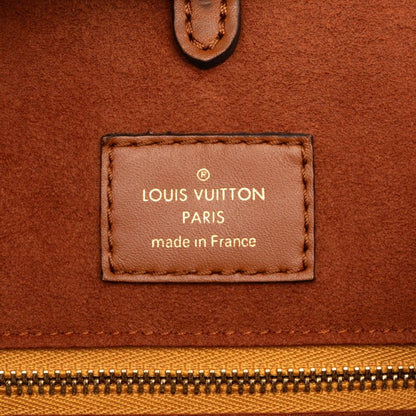 Louis Vuitton Monogram Fold Tote PM Handbag Shoulder Bag 2way M45389 Brown Red