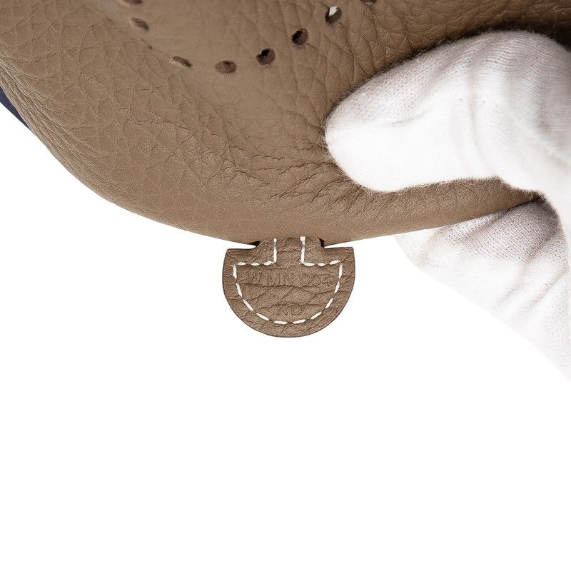 Hermes Evelyn TPM Crossbody Shoulder Bag Etoupe Greige Silver Hardware Taurillon