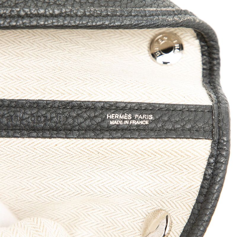 Hermes Garden Party 36 Tote Bag Handbag Black Negonda Ladies Hermes