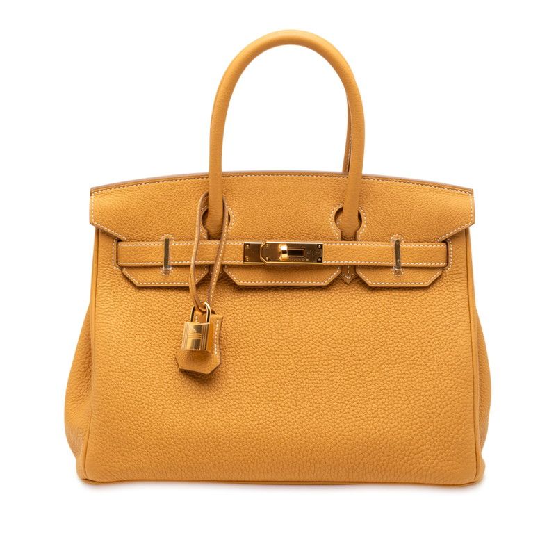 Hermes Birkin 30 Natural Sable Ocher Gold Hardware Togo Women's Hermes