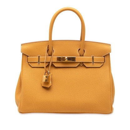 Hermes Birkin 30 Natural Sable Ocher Gold Hardware Togo Women's Hermes