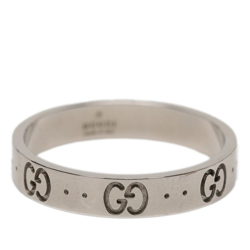 Gucci Icon Ring #21 18k White Gold White Gold Men's Gucci