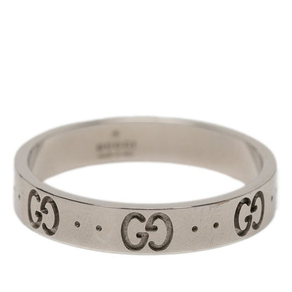 Gucci Icon Ring #21 18k White Gold White Gold Men's Gucci