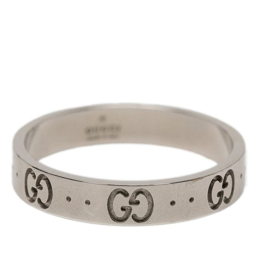 Gucci Icon Ring #21 18k White Gold White Gold Men's Gucci