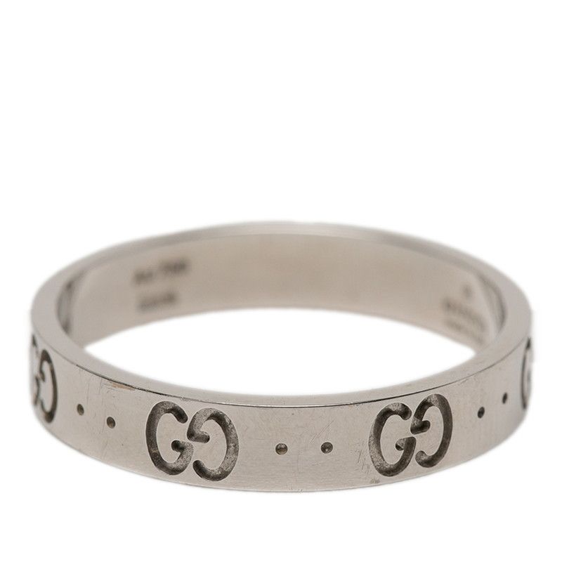 Gucci Icon Ring #21 18k White Gold White Gold Men's Gucci