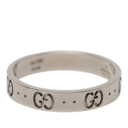 Gucci Icon Ring #21 18k White Gold White Gold Men's Gucci