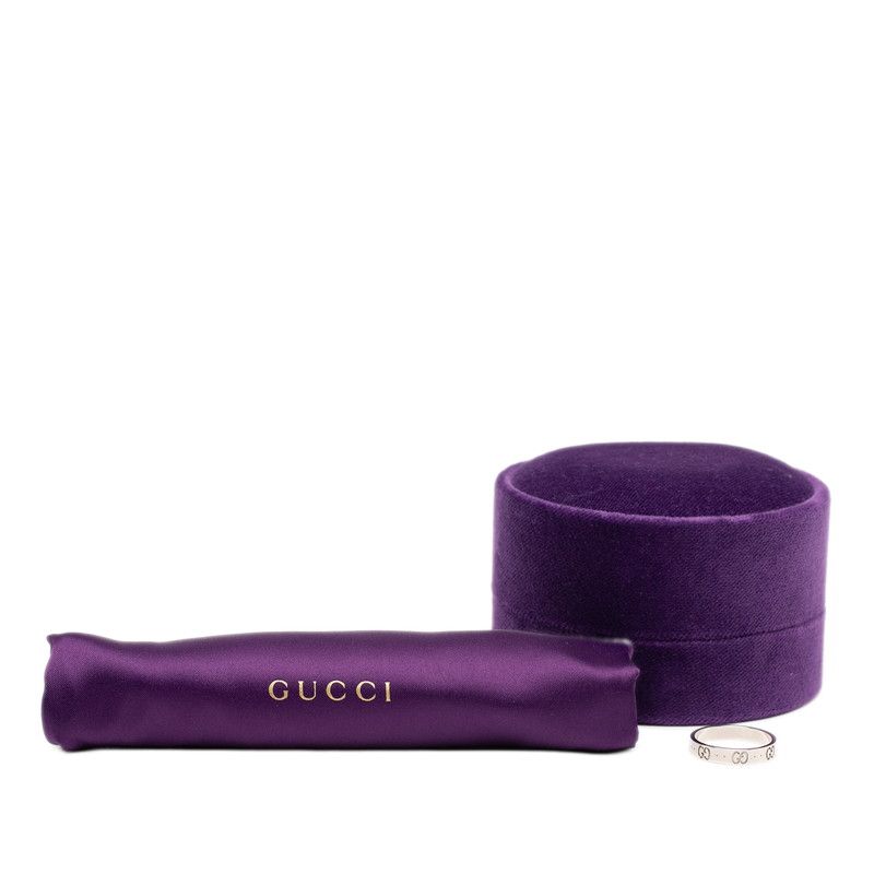 Gucci Icon Ring #21 18k White Gold White Gold Men's Gucci