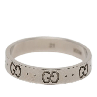 Gucci Icon Ring #21 18k White Gold White Gold Men's Gucci