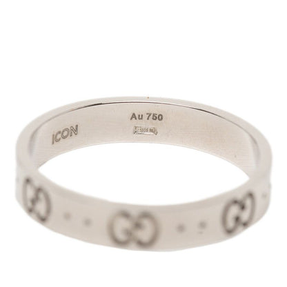 Gucci Icon Ring #21 18k White Gold White Gold Men's Gucci
