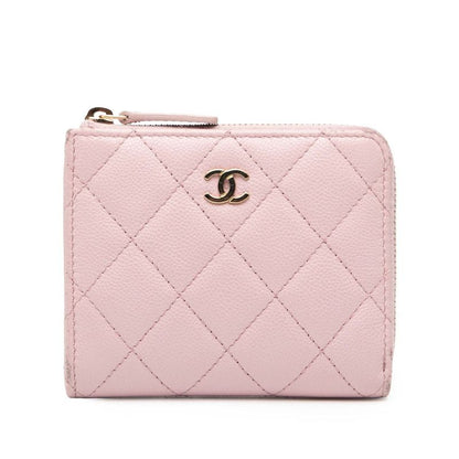 Chanel Matelasse Cocomark Pink Caviar Skin Ladies Chanel