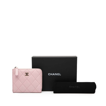 Chanel Matelasse Cocomark Pink Caviar Skin Ladies Chanel