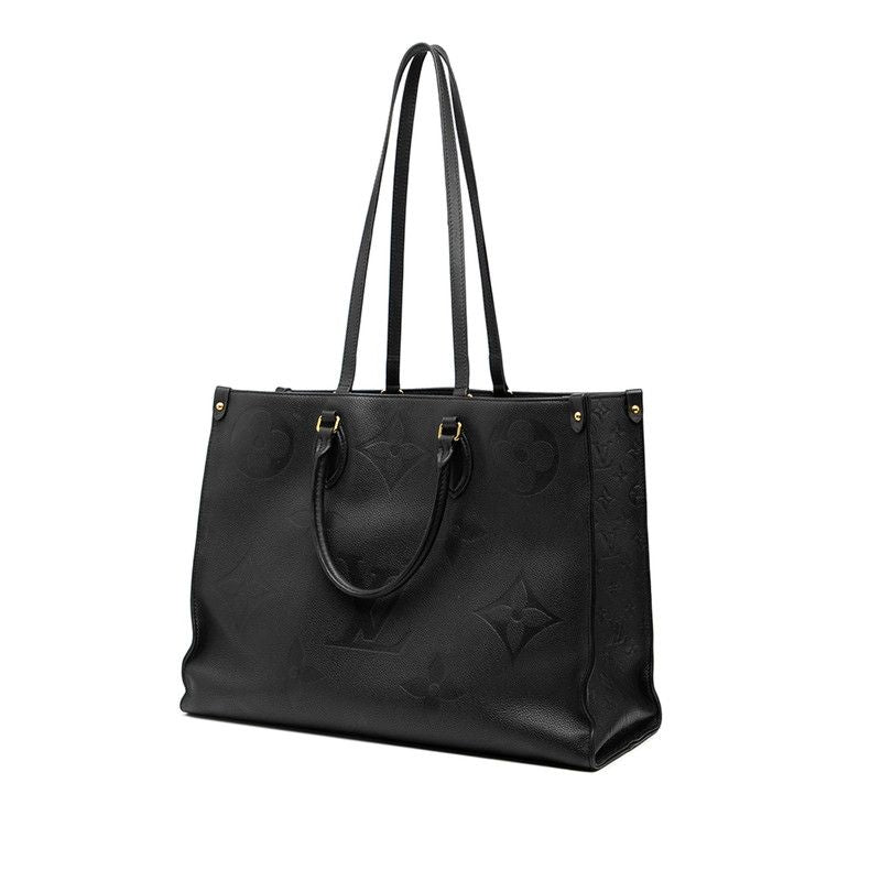 Louis Vuitton Monogram Empreinte on the Go GM Tote Bag Shoulder Bag M44925 Noir
