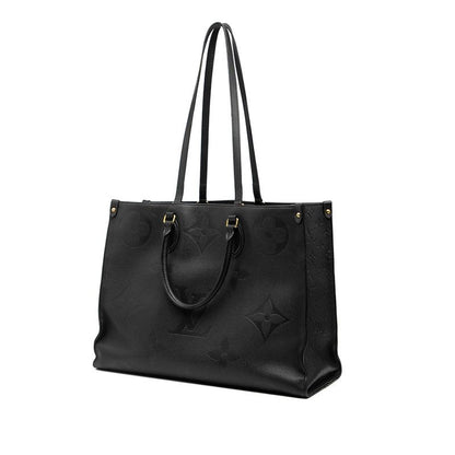 Louis Vuitton Monogram Empreinte on the Go GM Tote Bag Shoulder Bag M44925 Noir