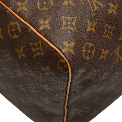 Louis Vuitton Monogram Keepall 60 Boston Bag Travel Bag M41422 Brown PVC
