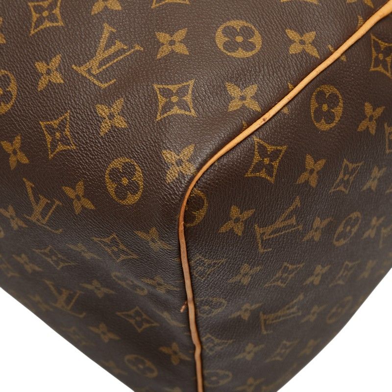 Louis Vuitton Monogram Keepall 60 Boston Bag Travel Bag M41422 Brown PVC