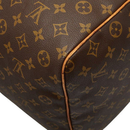 Louis Vuitton Monogram Keepall 60 Boston Bag Travel Bag M41422 Brown PVC