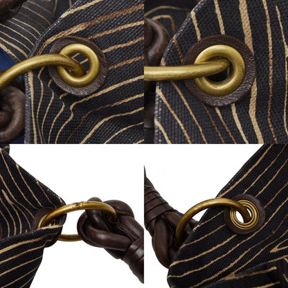 Bottega Veneta Intrecciato Tote Bag Handbag 190252 Brown Canvas Leather Women's