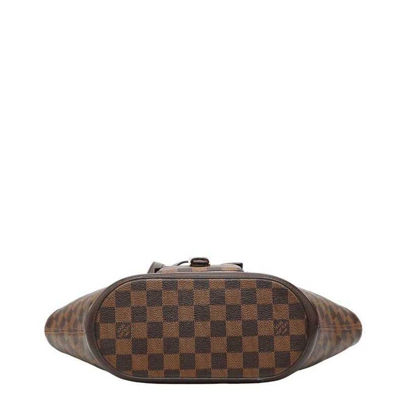 Louis Vuitton Damier Manosque PM Shoulder Bag Tote Bag N51121 Brown PVC Leather