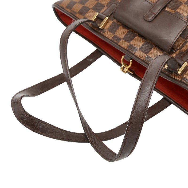 Louis Vuitton Damier Manosque PM Shoulder Bag Tote Bag N51121 Brown PVC Leather