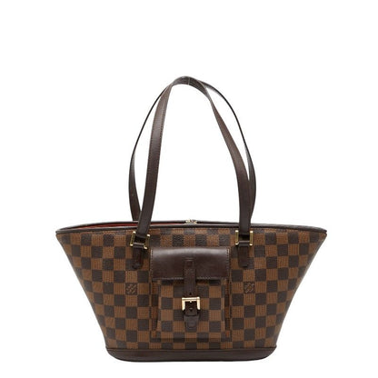 Louis Vuitton Damier Manosque PM Shoulder Bag Tote Bag N51121 Brown PVC Leather
