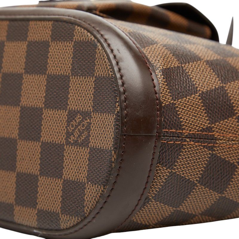 Louis Vuitton Damier Manosque PM Shoulder Bag Tote Bag N51121 Brown PVC Leather